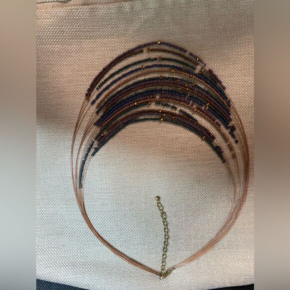 Fashion Jewelry - Layered
Beaded NECKLACE -
Elegant style Adjustable to 26”. - Picture 4 of 5